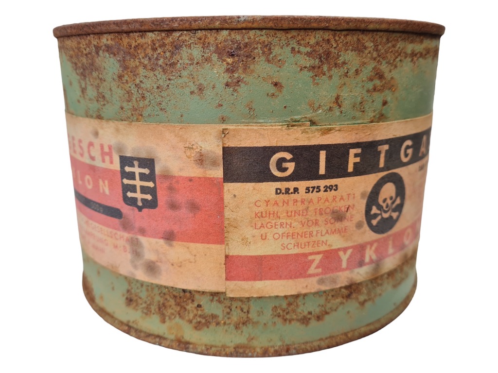 SCARCE!! ZYKLON B Canister From AUSCHWITZ Area Poison Concentration ...