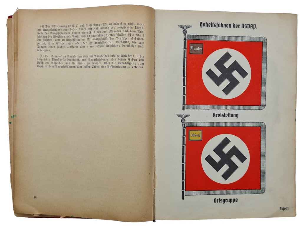 RARE Third Reich German Nazi Organization book of the NSDAP - 1937