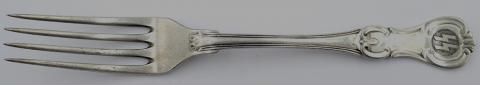 Ww2 German Nazi Waffen SS silver fork marked 24 silverware SS runes