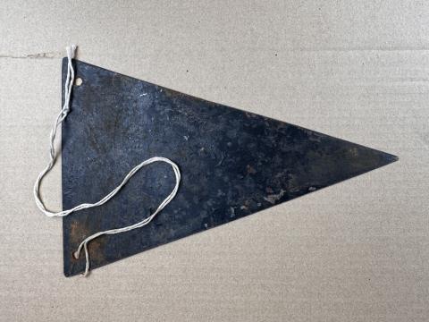 1st SS Panzer Division Leibstandarte SS Adolf Hitler car metal pennant flag