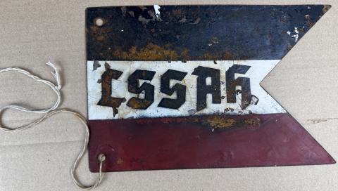 1st SS Panzer Division Leibstandarte SS Adolf Hitler LSSAH truck metal sign
