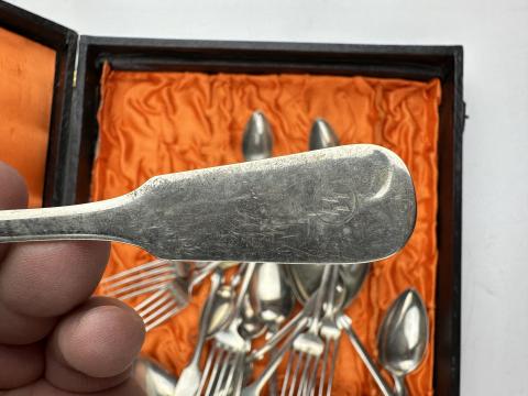 1st SS Panzer Division Leibstandarte SS Adolf Hitler SS-PzDiv LSSAH silverware set original 1st SS Panzer Division Leibstandarte SS Adolf Hitler SS-PzDiv LSSAH silverware set original