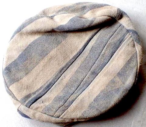Concentration Camp AUSCHWITZ inmate surviver uniform CAP HAT winter