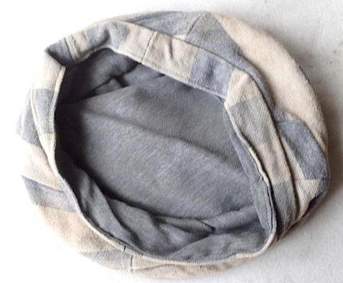 Concentration Camp AUSCHWITZ inmate surviver uniform CAP HAT winter