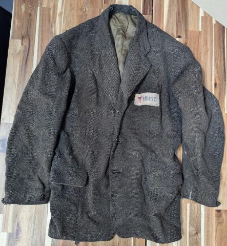 Concentration Camp kl kz DACHAU JEW JEWISH JACKET Patch ID juif jude juden uniform