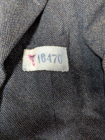 Concentration Camp kl kz DACHAU JEW JEWISH JACKET Patch ID juif jude juden uniform