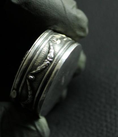 EVA BRAUN EB monogram silverware silver 800 marked pillbox worn necklace drugs Pervitin EVA BRAUN EB monogram silverware silver 800 marked pillbox worn necklace drugs Pervitin