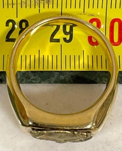 HERMANN GOERING CARINHALL SITE FOUND GOLDEN GOLD RING hunting club personal ring