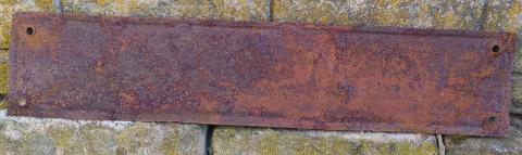 Holocaust Jewish Jew KAPO JUDENRAT Ghetto getto wall metal sign Holocaust Jewish Jew KAPO JUDENRAT Ghetto getto wall metal sign
