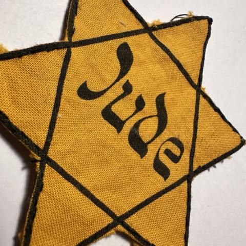 Holocaust JUDE. Star of David from GERMANY RARE worn Jew Jewish Getto Ghetto Holocaust JUDE. Star of David from GERMANY RARE worn Jew Jewish Getto Ghetto