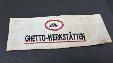 Jew Jewish Getto Ghetto-Werkstatten armband Holocaust Forced Labour