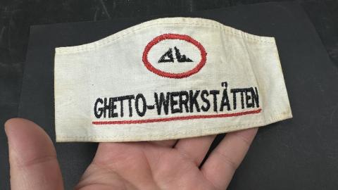 Jew Jewish Getto Ghetto-Werkstatten armband Holocaust Forced Labour