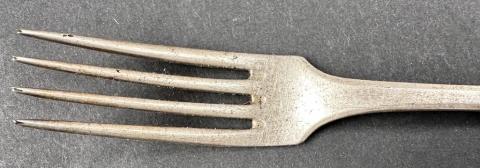 Jewish GHETTO silverware fork with STAR OF DAVID LODZ GETTO JEW JUDEN POLAND