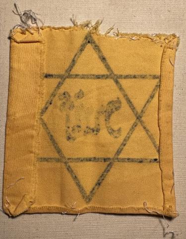 JUIF STAR OF DAVID french France original Jew Jewish Holocaust patch cloth