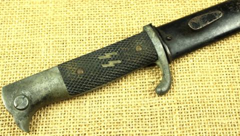 original WAFFEN SS BAYONET E.F Horster Solingen scabbard etui early dagger ss