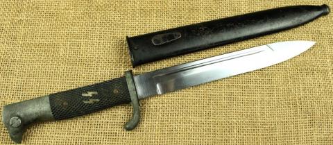 original WAFFEN SS BAYONET E.F Horster Solingen scabbard etui early dagger ss
