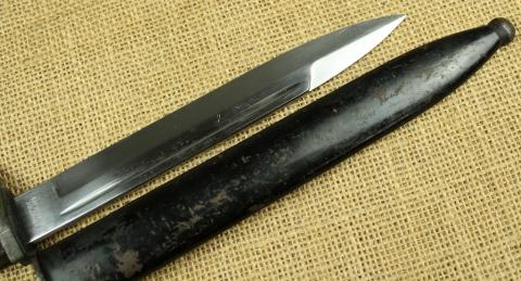 original WAFFEN SS BAYONET E.F Horster Solingen scabbard etui early dagger ss