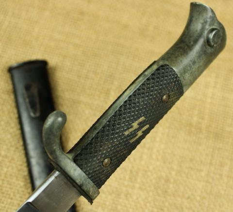 original WAFFEN SS BAYONET E.F Horster Solingen scabbard etui early dagger ss