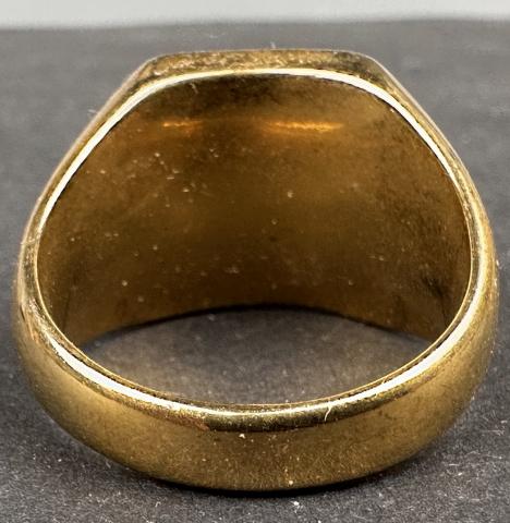 SCARCE High Leader Third Reich WW2 German Nazi NSDAP party gold golden ring