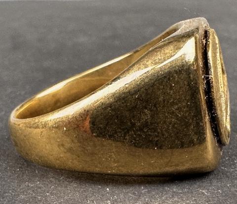 SCARCE High Leader Third Reich WW2 German Nazi NSDAP party gold golden ring