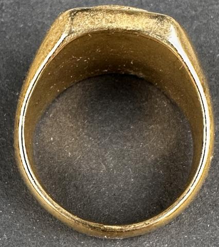 SCARCE High Leader Third Reich WW2 German Nazi NSDAP party gold golden ring