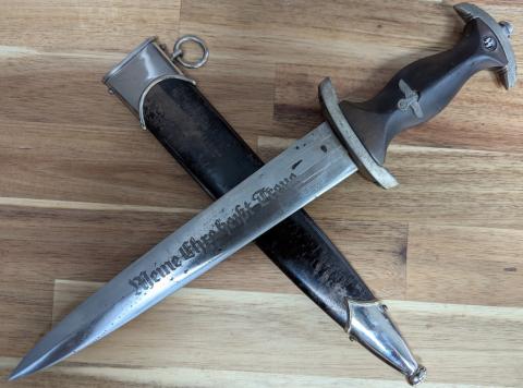 original genuine SS DAGGER FULL ROHM eickhorn Gottlieb Hammesfahr Solingen-Foche