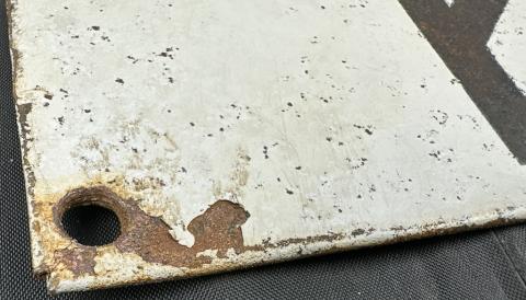 Holocaust original juden jude ww2 Jew Jewish Ghetto Getto Platz sign  this is one of a kind sign!  from a Jewish Getto in Poland
