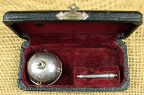 UNIQUE WAFFEN SS TOTENKOPF hospital ceremonial SS GOBLET CUP silverware in case