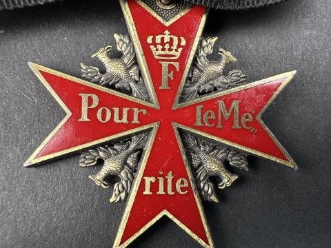 WW1 German Prussian POUR LE MERITE knight cross croix allemande