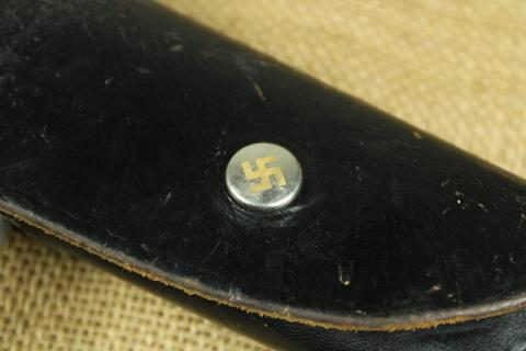 WW2 German Nazi AMAZING commemorative FIREFIGHTER FIREAXE named with SWASTIKA