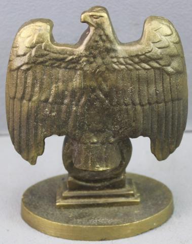 WW2 German Nazi early desktop brass eagle NSDAP third Reich genuine original statue WW2 German Nazi early desktop brass eagle NSDAP third Reich genuine original statue