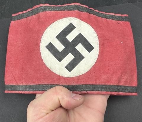 WW2 German Nazi early SS Allgemeine tunic uniform armband WW2 German Nazi early SS Allgemeine tunic uniform armband