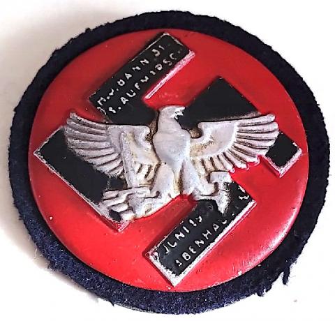 WW2 German Nazi early Third Reich Berlin Olympics NSDAP june 1936 eagle swastika badge marked WW2 German Nazi early Third Reich Berlin Olympics NSDAP june 1936 eagle swastika badge marked