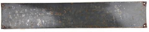 WW2 German Nazi Fuhrer Adolf Hitler Platz metal street sign from Germany original