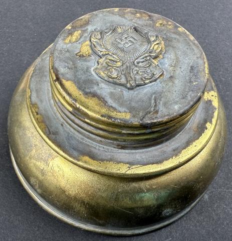 WW2 German Nazi HERMANN GOERING CARINHALL HOUSE ESTATE hunting club ink pot