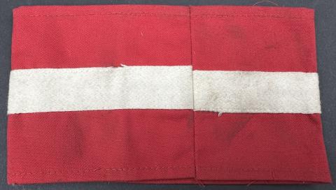 WW2 German Nazi HITLER YOUTH HJ DJ Hitlerjugend tunic removed uniform ARMBAND WW2 German Nazi HITLER YOUTH HJ DJ Hitlerjugend tunic removed uniform ARMBAND