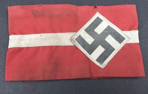 WW2 german Nazi HITLER YOUTH HJ DJ uniform jacket ARMBAND with SWASTIKA