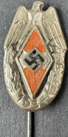 WW2 German Nazi HITLER YOUTH HJ stickpin pin jeunesse hitlerienne HITLERJUGEND WW2 German Nazi HITLER YOUTH HJ stickpin pin jeunesse hitlerienne HITLERJUGEND