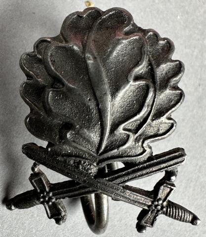 WW2 German Nazi KNIGHT CROSS OF THE IRON CROSS oakleaf pin in original case of issue silver 800