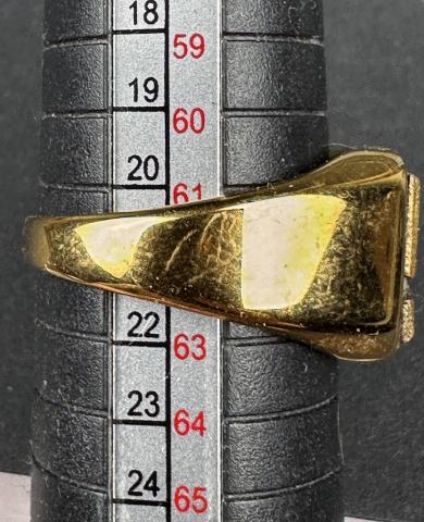 WW2 German Nazi NSDAP WAFFEN SS WEHRMACHT gold golden SWASTIKA ring