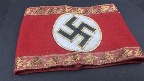 WW2 German Nazi Third Reich NSDAP HIGH LEADER uniform tunic Swastika ARMBAND WW2 German Nazi Third Reich NSDAP HIGH LEADER uniform tunic Swastika ARMBAND