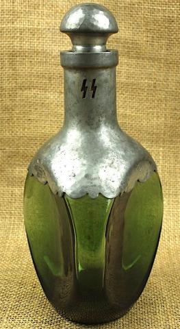 WW2 German Nazi WAFFEN SS Carafe bottle swastika field gear original genuine tk panzer