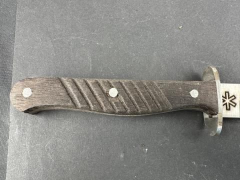 WW2 German Nazi Waffen SS division nord knife named with ss dagger motto
