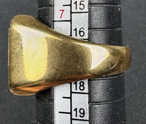 WW2 German Nazi WAFFEN SS high leader gold golden ring original reich genuine for sale