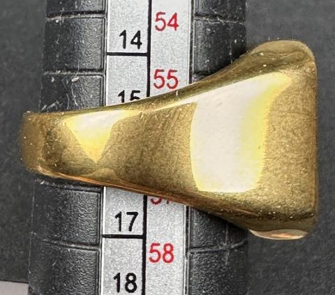 WW2 German Nazi WAFFEN SS high leader gold golden ring original reich genuine for sale