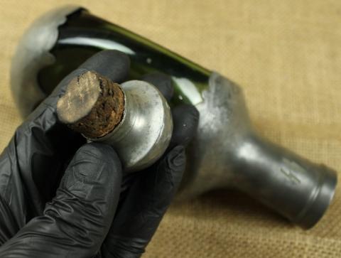 WW2 German Nazi WAFFEN SS karafe bottle with swastika totenkopf paner das reich