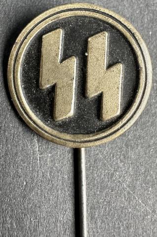 WW2 German Nazi WAFFEN SS membership stickpin pin totenkopf panzer das reich wiking nord WW2 German Nazi WAFFEN SS membership stickpin pin totenkopf panzer das reich wiking nord