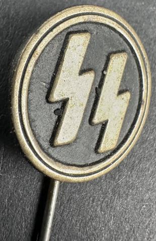 WW2 German Nazi WAFFEN SS membership stickpin pin totenkopf panzer das reich wiking nord WW2 German Nazi WAFFEN SS membership stickpin pin totenkopf panzer das reich wiking nord