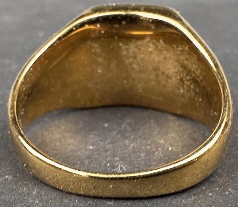 WW2 German Nazi WAFFEN SS officer gold golden ring SS runes SS_TV wiking LSSAH