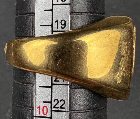 WW2 German Nazi WAFFEN SS officer gold golden ring SS runes SS_TV wiking LSSAH